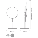 espejo redondo de aumento bathACCESSORIES | neodek