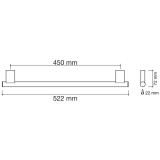 barra toallero 45cm nuaCOLLECTION | neodek