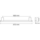 barra toallero 60cm nuaCOLLECTION | neodek