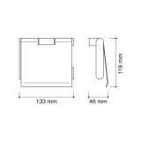 portarrollos con tapa nuaCOLLECTION | neodek