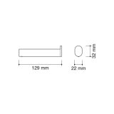 portarrollos repuesto mural nua blackCOLLECTION | neodek