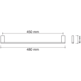 toallero barra 48cm rivaCOLLECTION | neodek