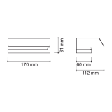 portarrollos con tapa mural rivaCOLLECTION | neodek