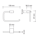 portarrollos sin tapa umaCOLLECTION | neodek