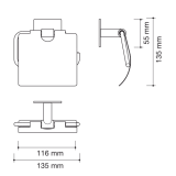 portarrollos con tapa pixel blackCOLLECTION | neodek