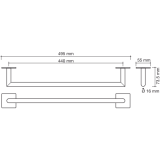 toallero barra pixel blackCOLLECTION | neodek